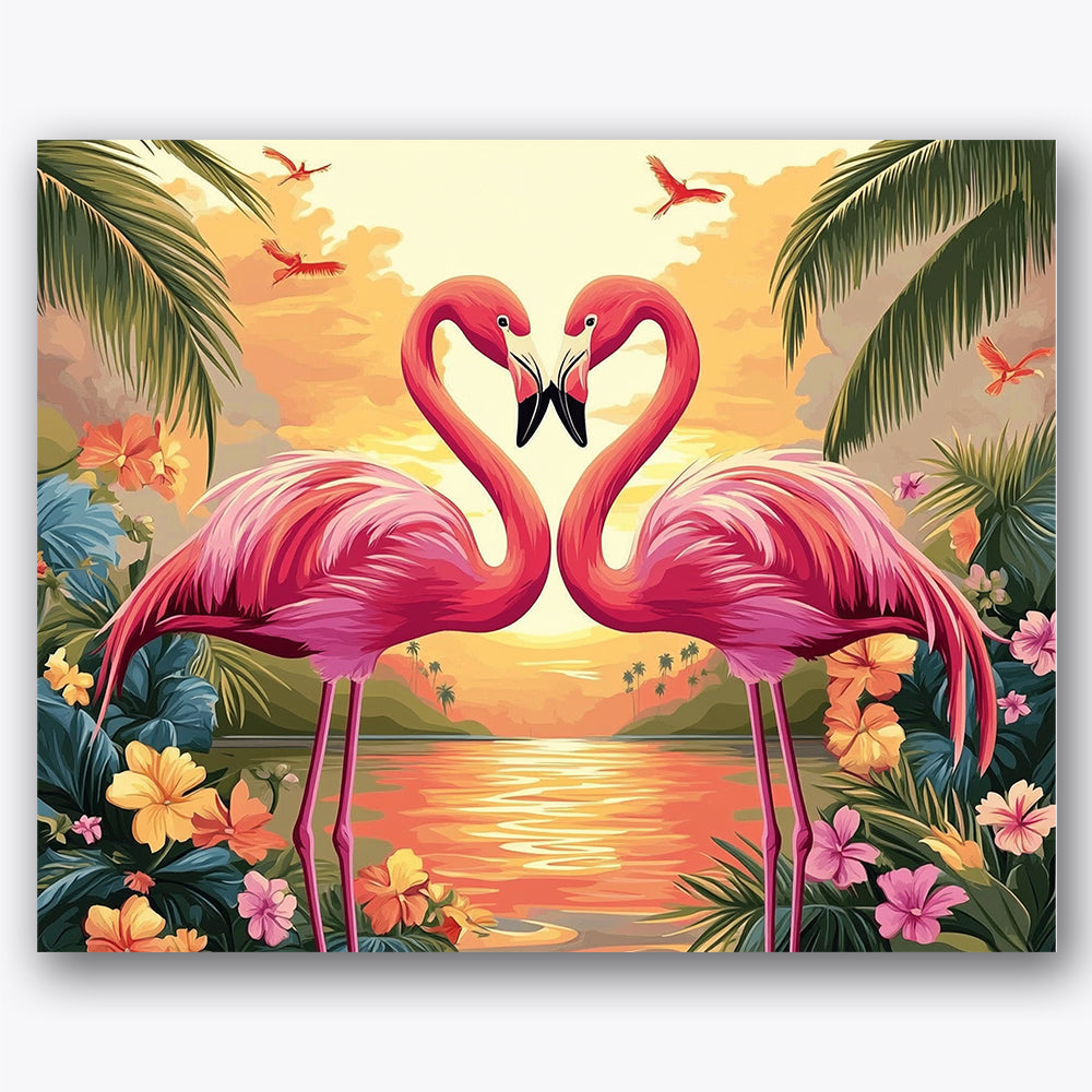 Sunset Embrace Paint by Numbers Kit – UdoPaints