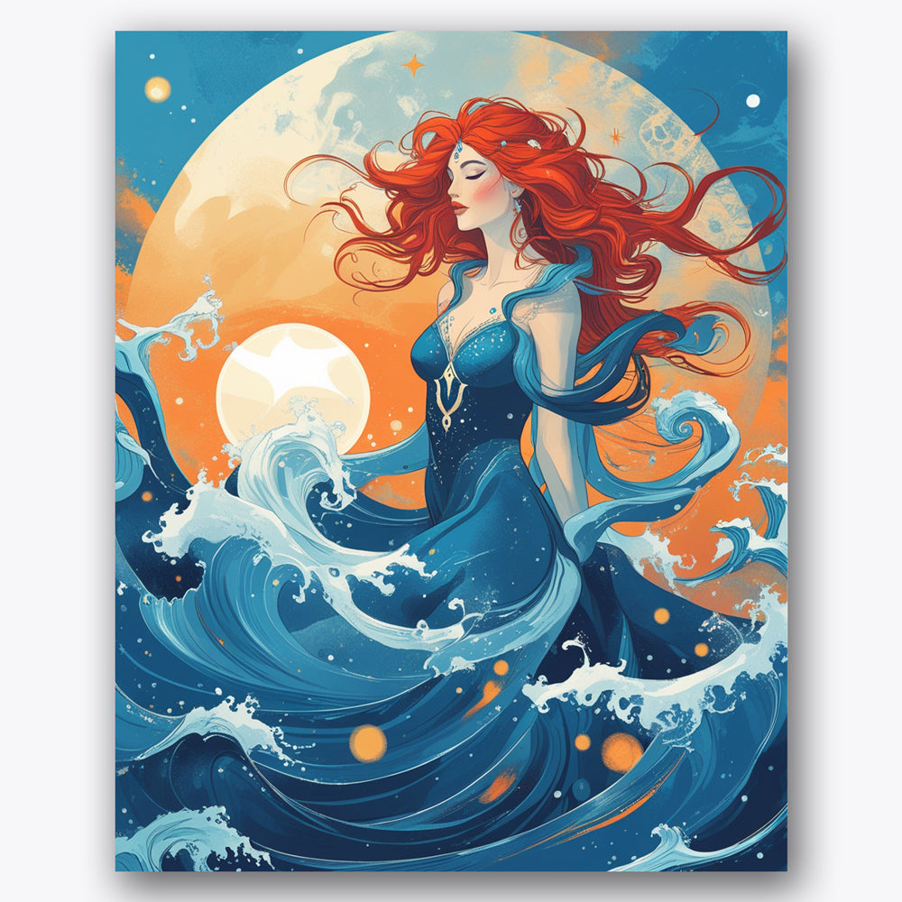 Aquarius Essence Paint by Numbers Kit UdoPaints