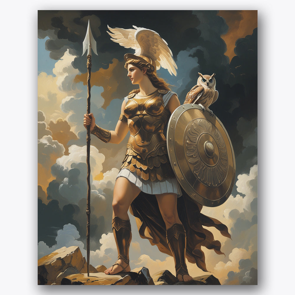 Athena's Majesty Paint by Numbers Kit UdoPaints