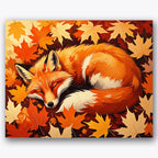 Autumn Slumber Paint by Numbers Kit UdoPaints