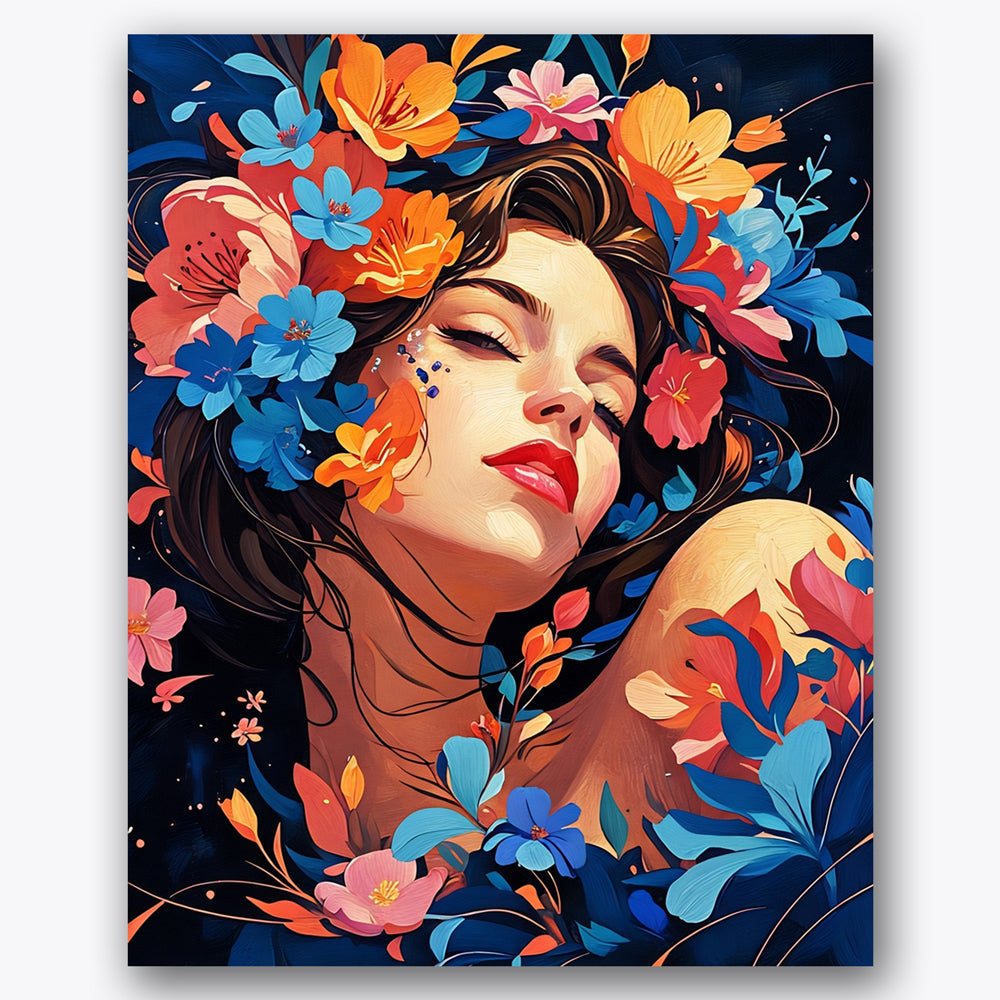 Blooming Elegance Paint by Numbers Kit UdoPaints