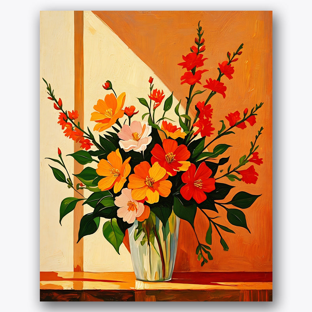 Blooming Warmth Paint by Numbers Kit UdoPaints