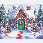 Candy Haven Paint by Numbers Kit design preview showing the full artwork layout before painting