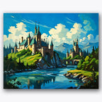 Castle Haven Paint by Numbers Kit UdoPaints