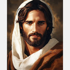 Cloaked Messiah Paint by Numbers Kit design preview showing the full artwork layout before painting