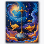 Cosmic Scales Paint by Numbers Kit UdoPaints