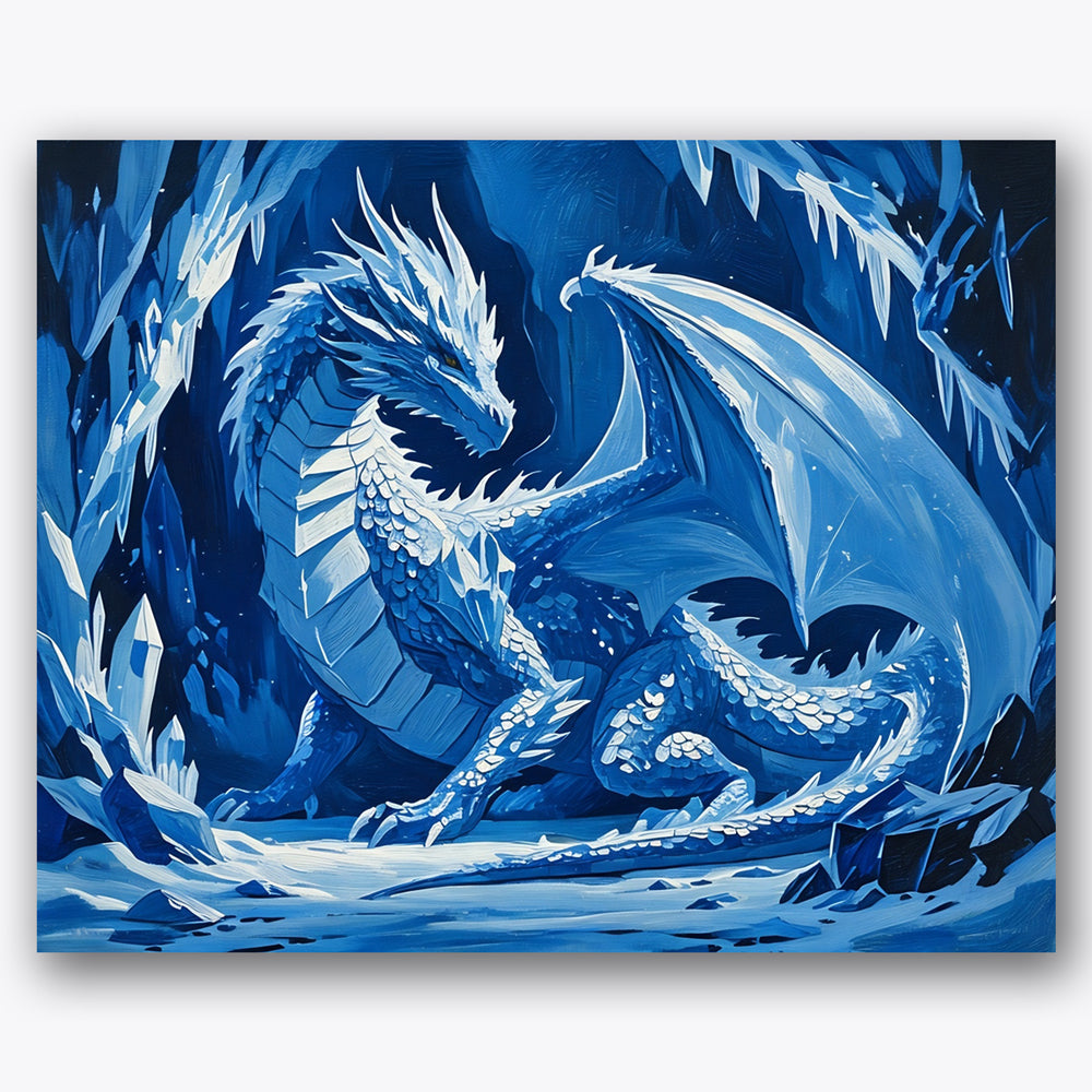 Crystal Dragon Paint by Numbers Kit UdoPaints
