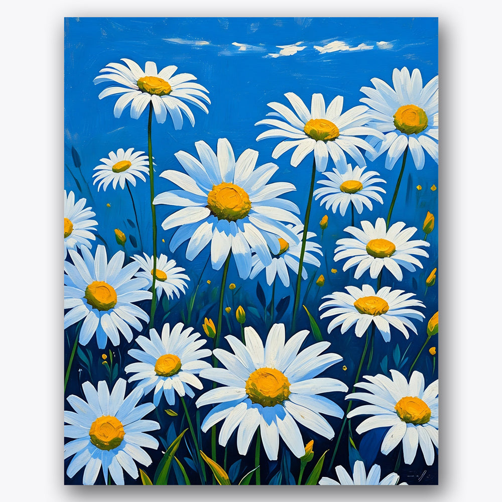 Daisy Meadow Paint by Numbers Kit UdoPaints