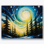 Enchanted Winter Paint by Numbers Kit UdoPaints