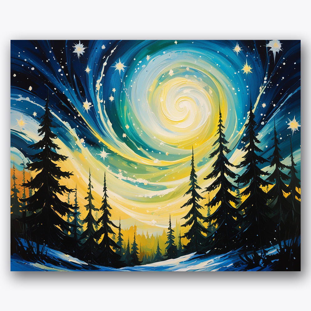 Enchanted Winter Paint by Numbers Kit UdoPaints