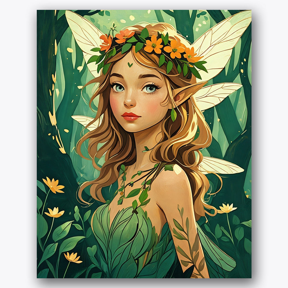 Enchanted Fairy Paint by Numbers Kit UdoPaints