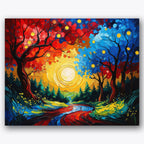 Enchanted Forest Paint by Numbers Kit UdoPaints