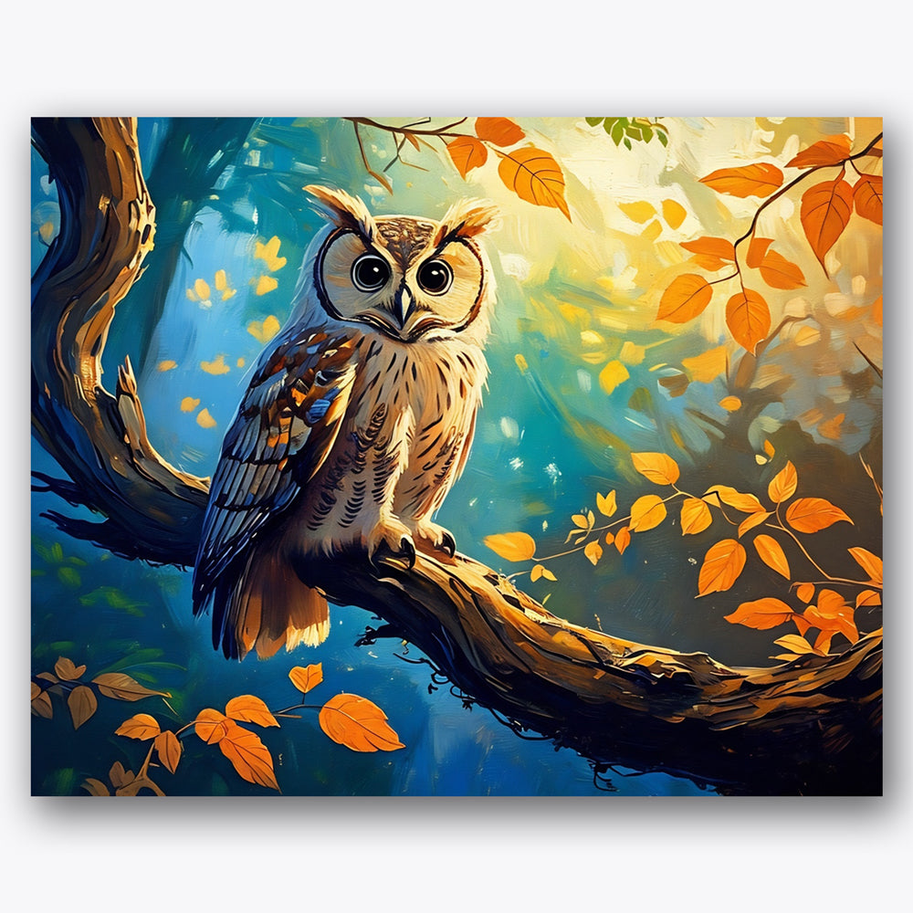 Enchanted Owl Paint by Numbers Kit UdoPaints