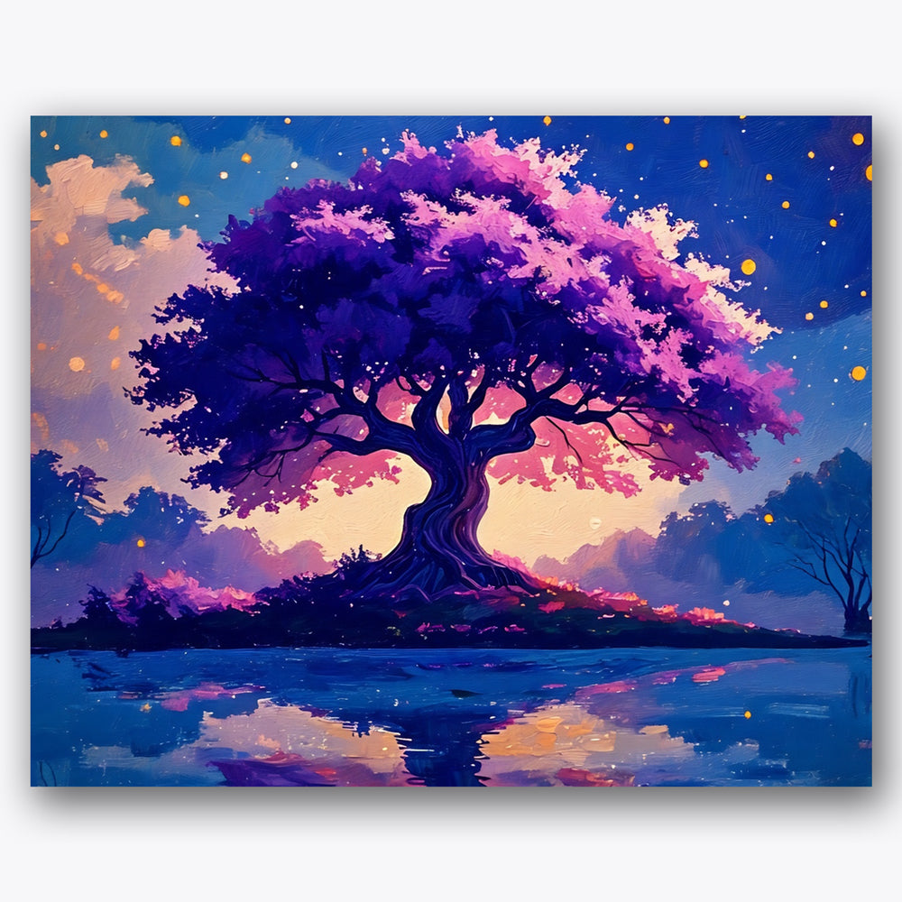 Enchanted Tree Paint by Numbers Kit UdoPaints