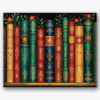 Enchanting Bookshelf Paint by Numbers Kit UdoPaints