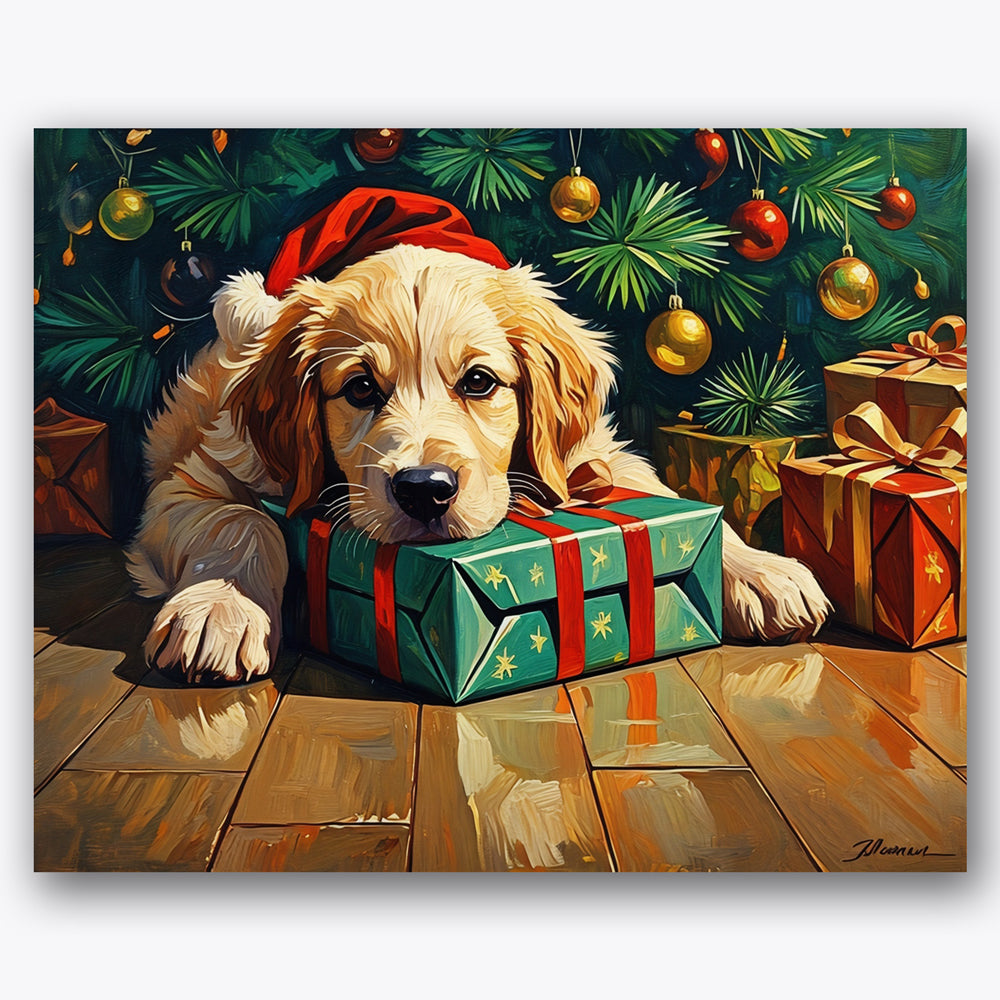 Festive Slumber Paint by Numbers Kit UdoPaints