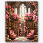Floral Library Oasis Paint by Numbers Kit UdoPaints