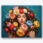 Floral Serenity Paint by Numbers Kit UdoPaints