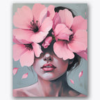 Flower Adorned Face Paint by Numbers Kit UdoPaints