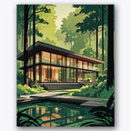 Forest Retreat Paint by Numbers Kit UdoPaints