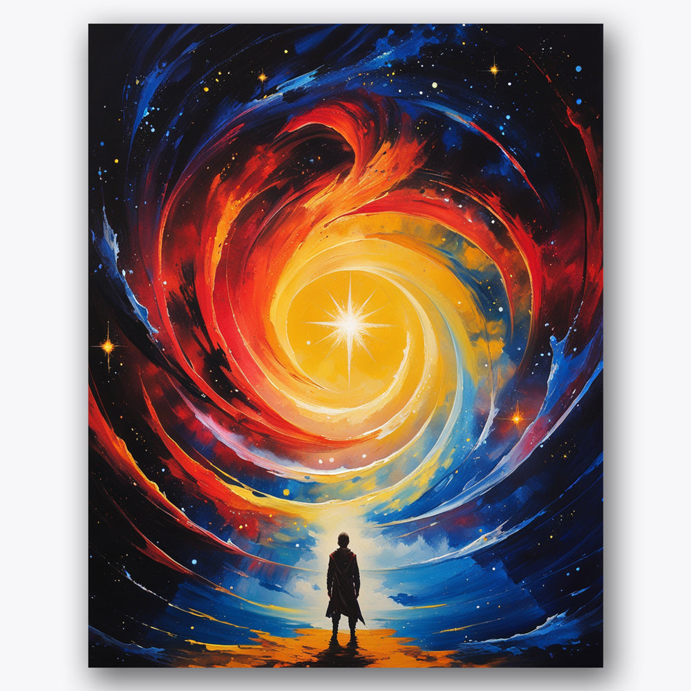 Galactic Whirl Paint by Numbers Kit UdoPaints