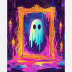 Ghostly Echo Paint by Numbers Kit design preview showing the full artwork layout before painting