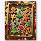 Gingerbread Delight Paint by Numbers Kit UdoPaints
