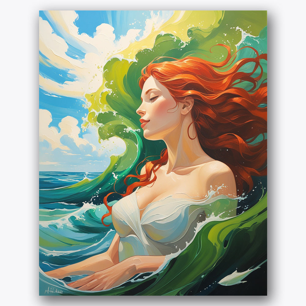 Goddess Emergence Paint by Numbers Kit UdoPaints