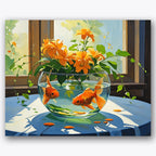 Goldfish Tranquility Paint by Numbers Kit UdoPaints
