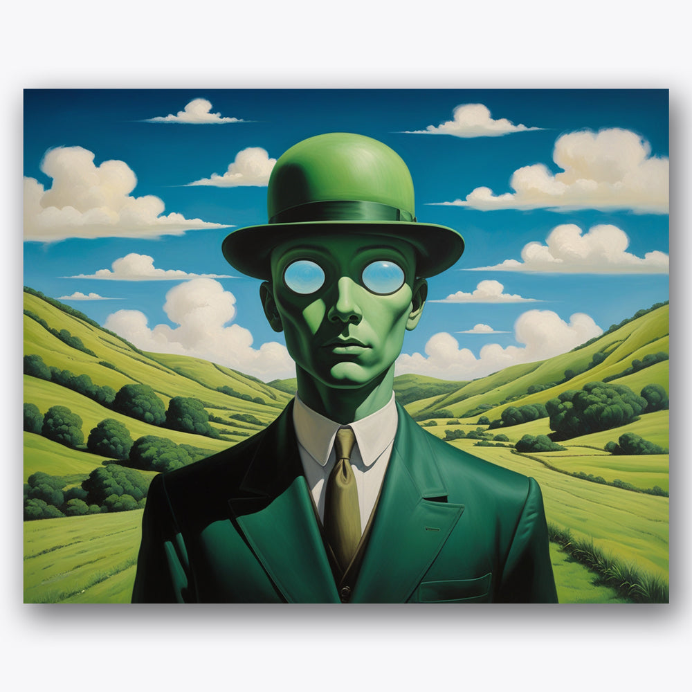 Green Enigma Paint by Numbers Kit UdoPaints