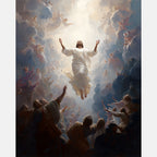Heavenly Elevation Paint by Numbers Kit design preview showing the full artwork layout before painting