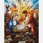 Holy Mosaic Paint by Numbers Kit design preview showing the full artwork layout before painting