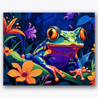 Vivacious Frog Paint by Numbers Kit UdoPaints 