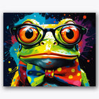 Quirky Frog Paint by Numbers Kit UdoPaints