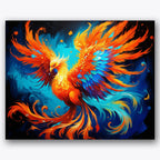 Vibrant Phoenix Paint by Numbers Kit UdoPaints