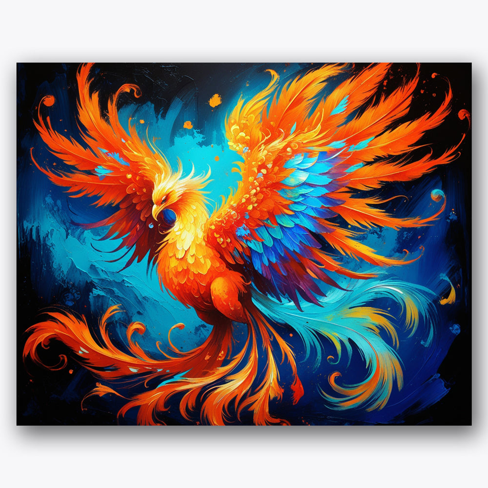 Vibrant Phoenix Paint by Numbers Kit UdoPaints