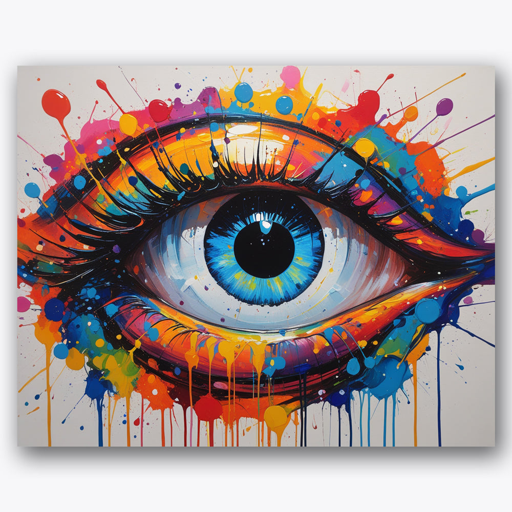 Vibrant Eye Paint by Numbers Kit UdoPaints