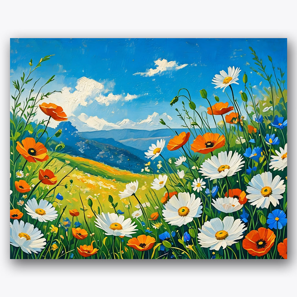 Meadow Bliss Paint by Numbers Kit UdoPaints