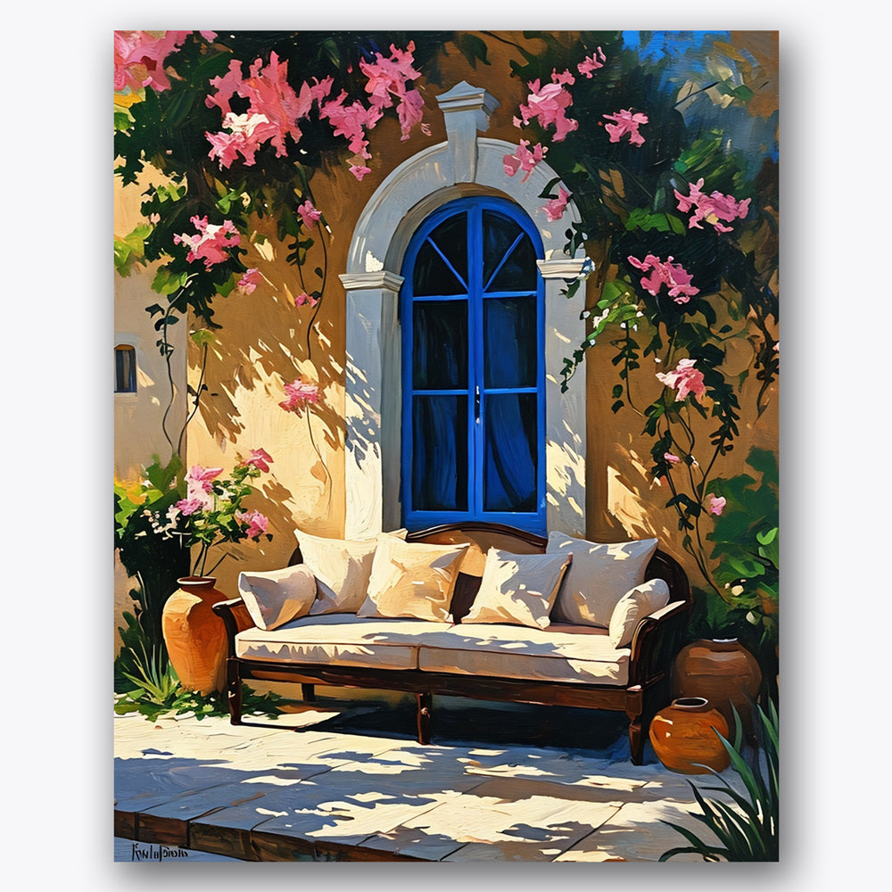 Mediterranean Retreat Paint by Numbers Kit UdoPaints