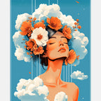 Mind's Freedom Paint by Numbers Kit design preview showing the full artwork layout before painting