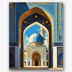 Mosque Entrance Paint by Numbers Kit UdoPaints