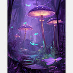 Mystic Forest Paint by Numbers Kit design preview showing the full artwork layout before painting