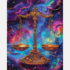 Nebula Scales Paint by Numbers Kit design preview showing the full artwork layout before painting