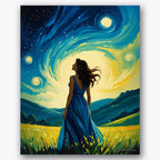 Night Sky Reflection Paint by Numbers Kit UdoPaints