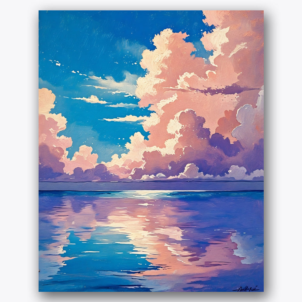 Ocean Reflections Paint by Numbers Kit UdoPaints