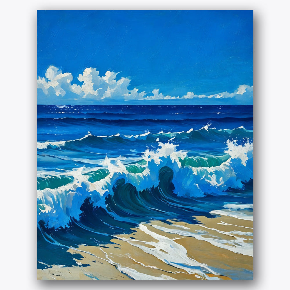 Ocean Serenity Paint by Numbers Kit UdoPaints