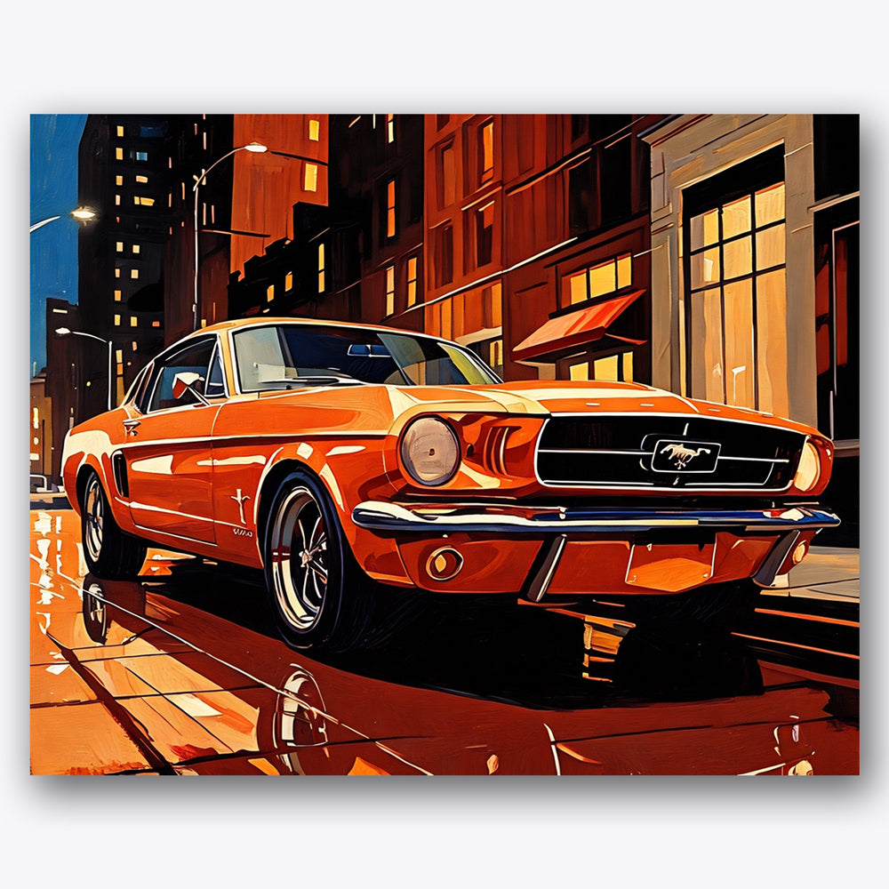 Parisian Streetscape Paint by Numbers Kit UdoPaints