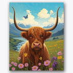 Highland Serenity Paint by Numbers Kit UdoPaints