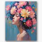 Floral Serenity Paint by Numbers Kit UdoPaints