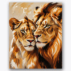 Majestic Pair Paint by Numbers Kit UdoPaints